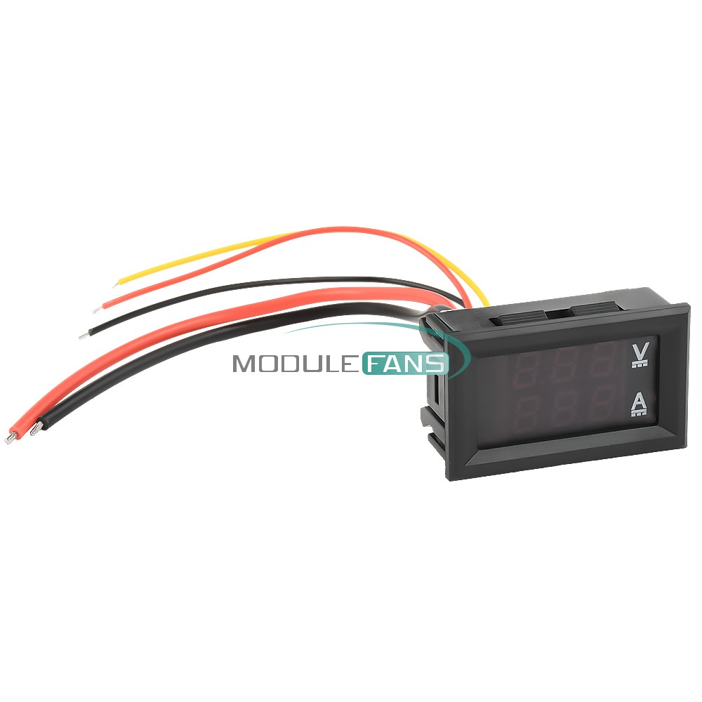 DC 100A Voltmeter Ammeter Volt Amp Meter Voltage Current Tester with Shunt