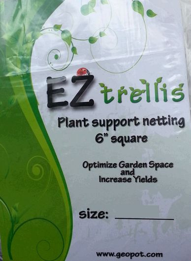 5' x 10' ft Geo Pot Trellis Netting 6" x 6" Mesh Squares Plant Support SCROG