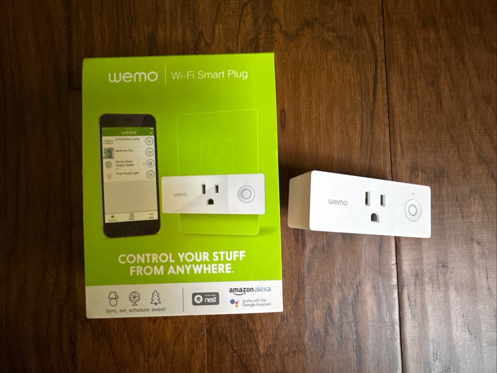 WeMo WiFi Enabled Mini Smart Plug - White (F7C063)