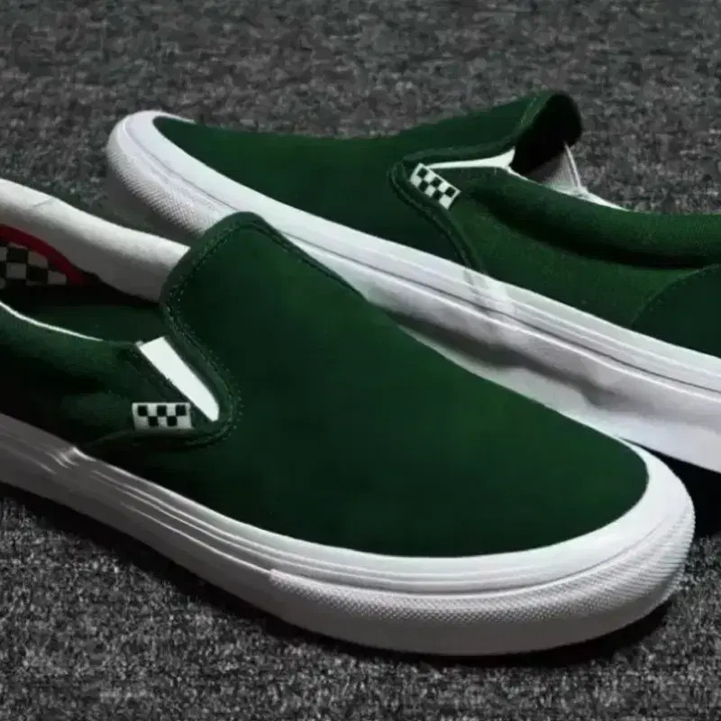 Vans Skate Slip-On Wrap Green White Men's Sneakers 250 Last Piece Official