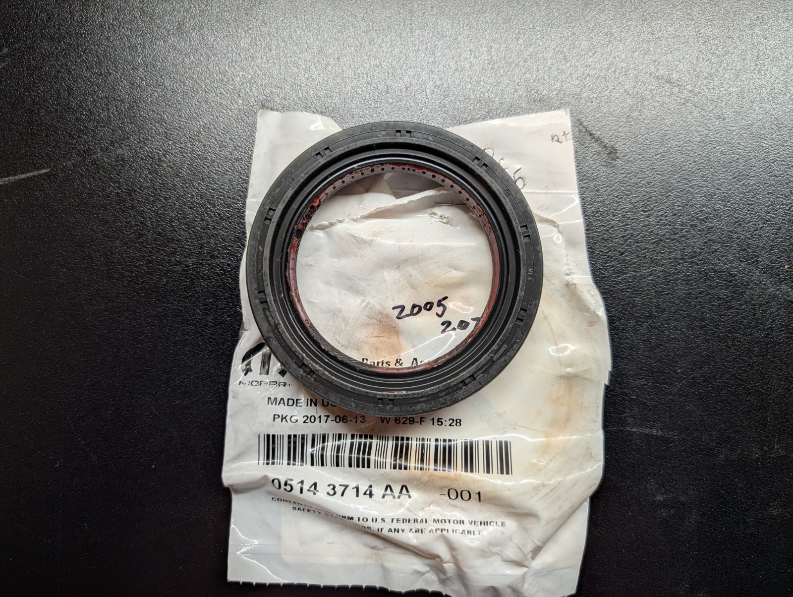 New OEM Mopar Input Seal 5143714AA