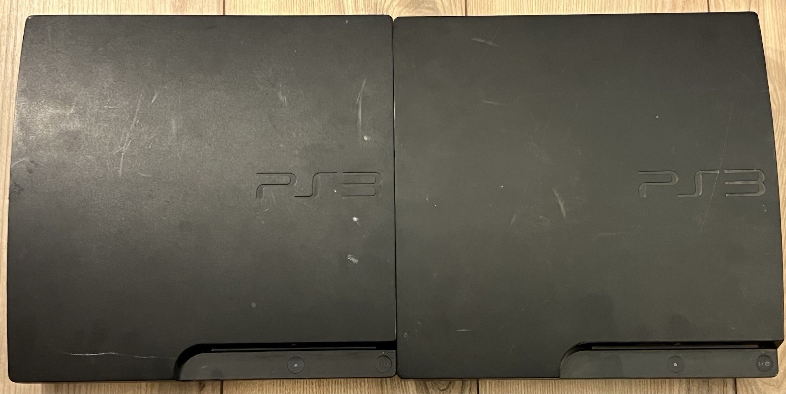 Lot Of 2 Sony PlayStation 3 PS3 Slim CECH-3001A Console For Parts Bad HDMI