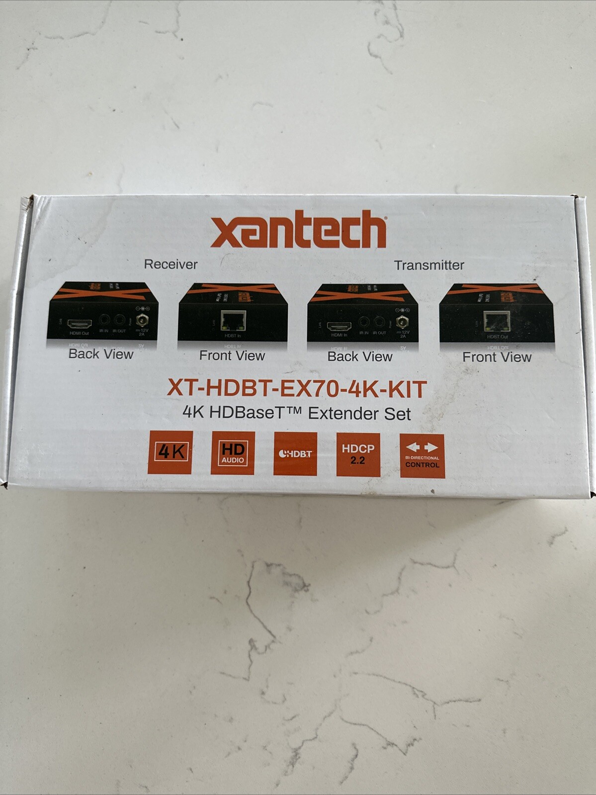 Xantech XT-HDBT-EX70-4K-KIT HDBaseT 4K Transmitter And Receiver
