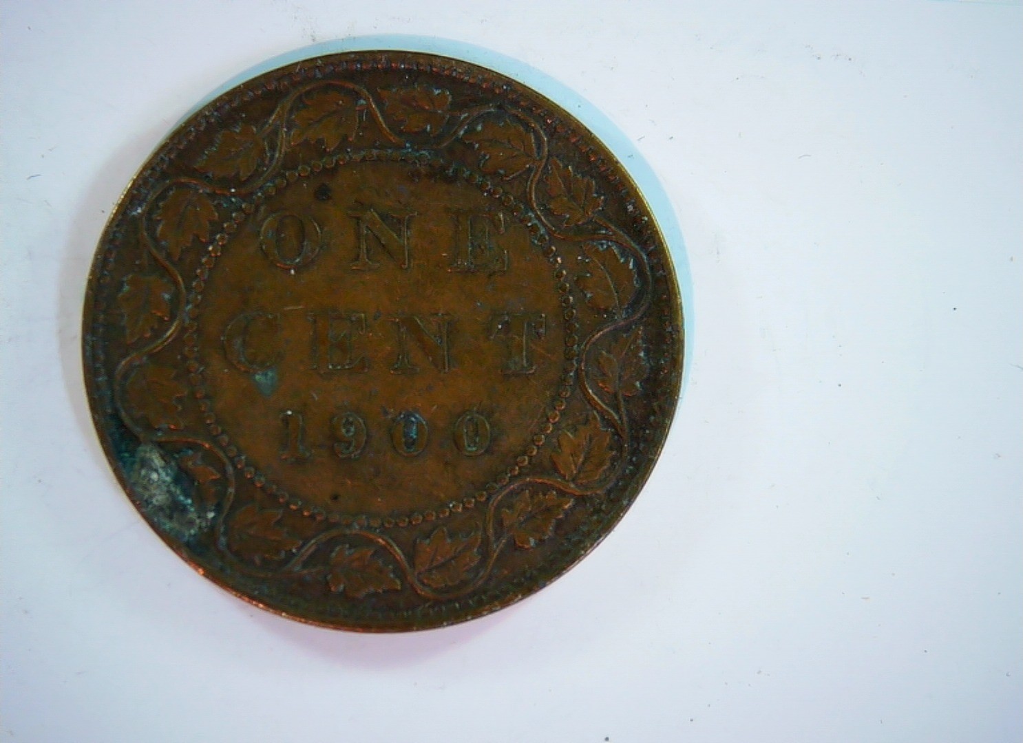 Canada 1900 1 Cent Victoria (Old Head) Large Cent Coin