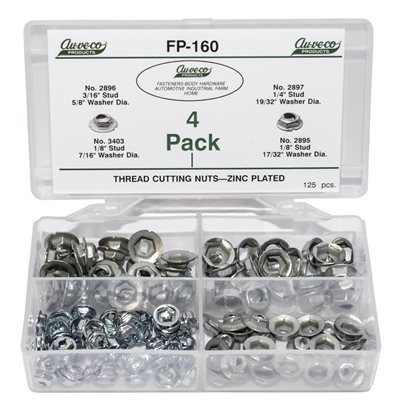 Auveco - Fp-160 - Thread Cutting Nuts (125 Pcs)
