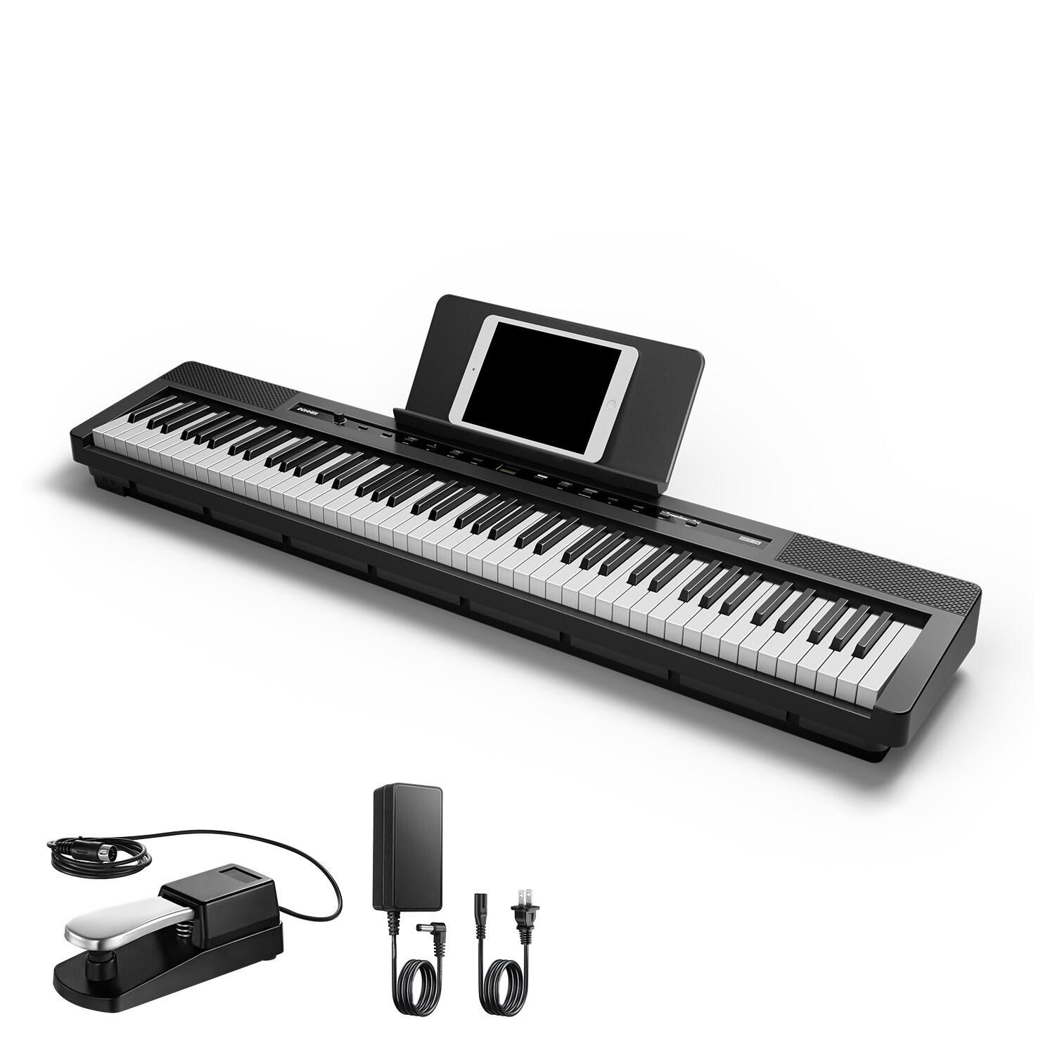 🎹 Donner DEP-16 Digital Piano 88 Weighted Key With Pedal 238 Tone 128 Polyphony