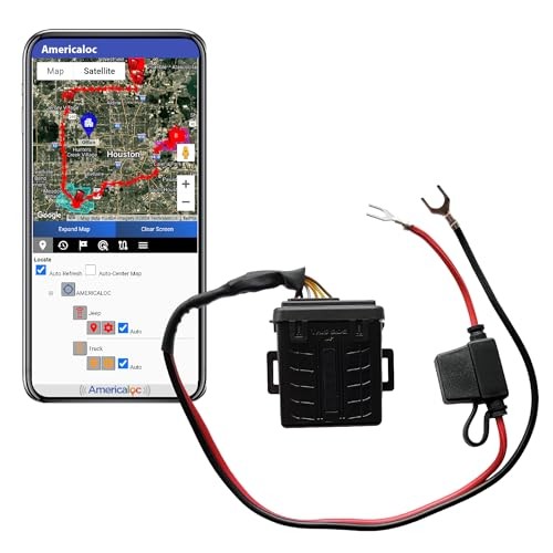 STX Wired GPS Tracker for Vehicles. 4 Months Service Included, Real-Time GPS,