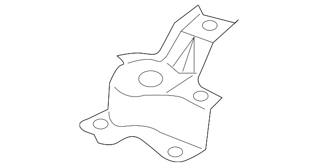 Genuine Ford Radiator Support Bracket YL8Z-8A193-AA