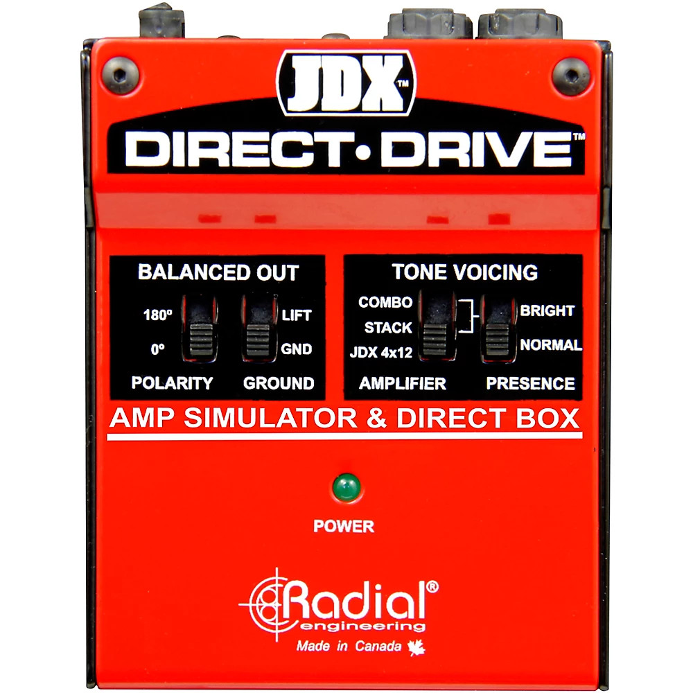 Radial Engineering JDX DirectDrive Amp Simulator and DI Box Guitar Effects