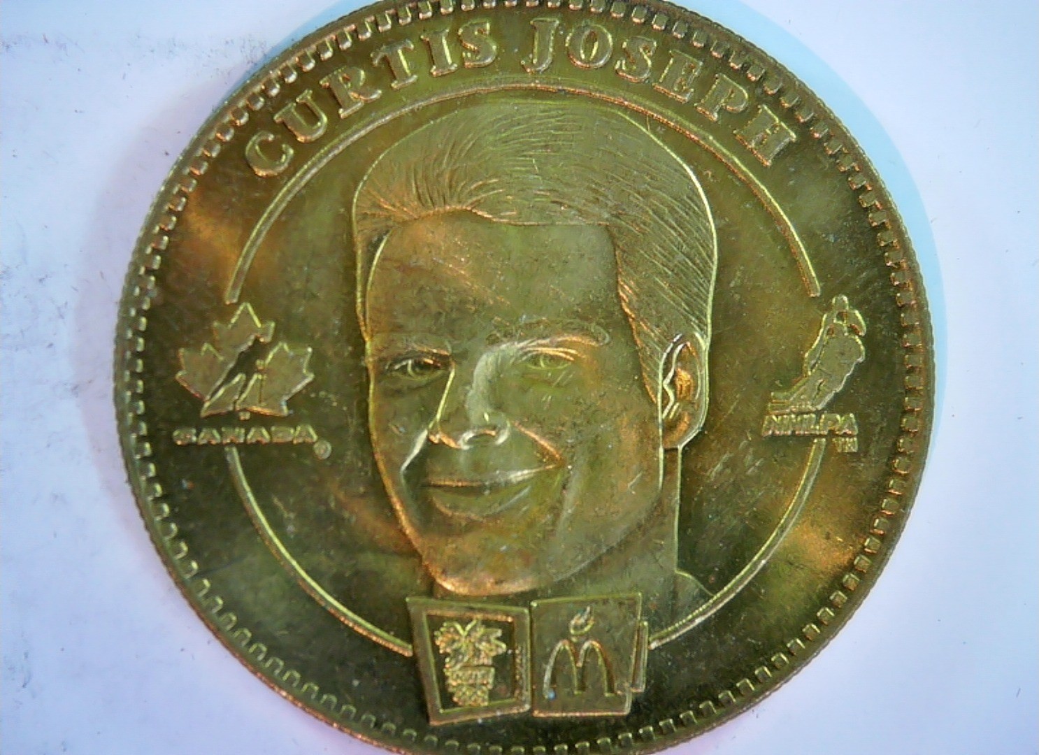 Canada McDonald's Canada NHL Player Coin/Token (Curtis Joseph / Martin Brodeur)