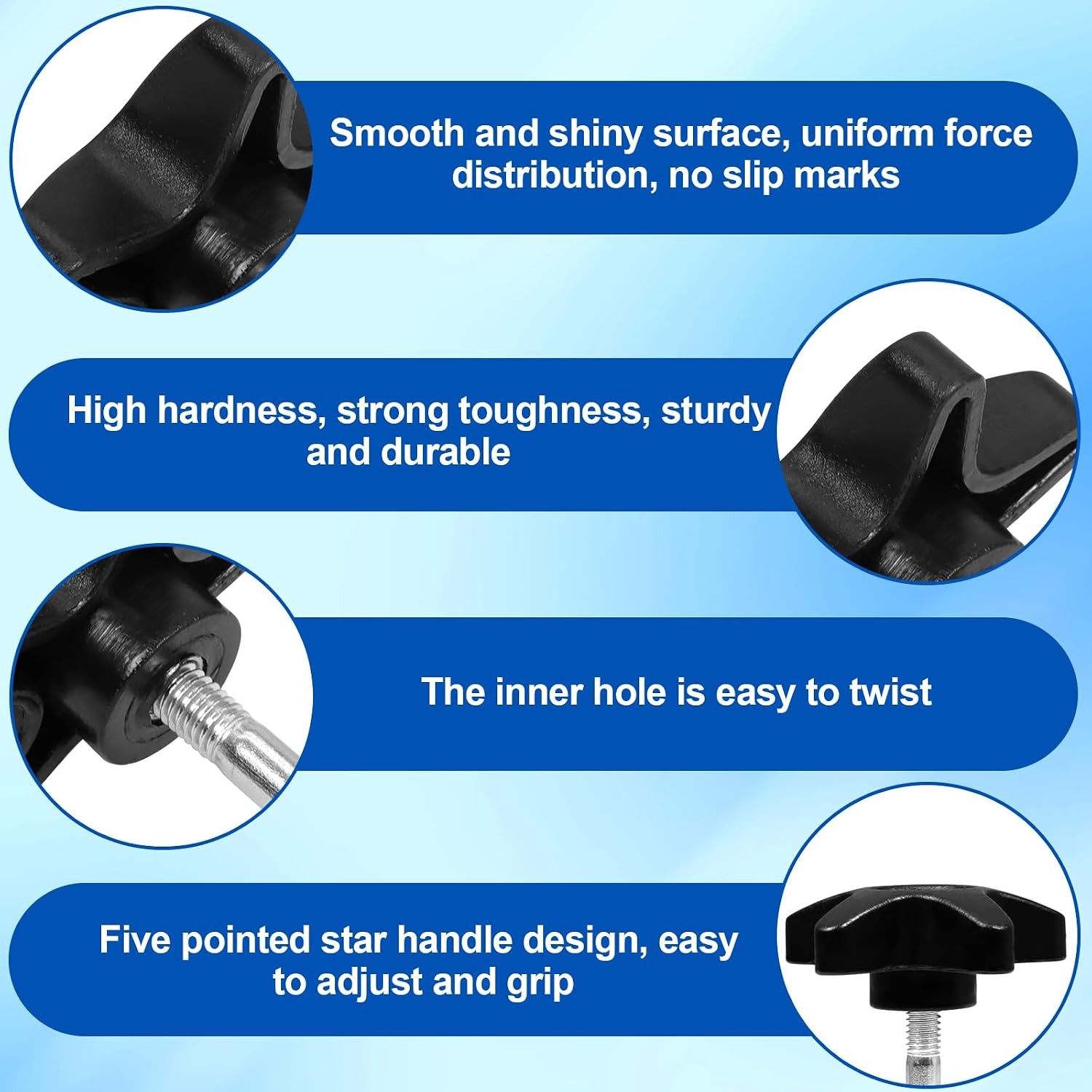 Rollator Walker Replacement Knobs for Wheels 2 PCS | Rollator Parts Knobs Drive