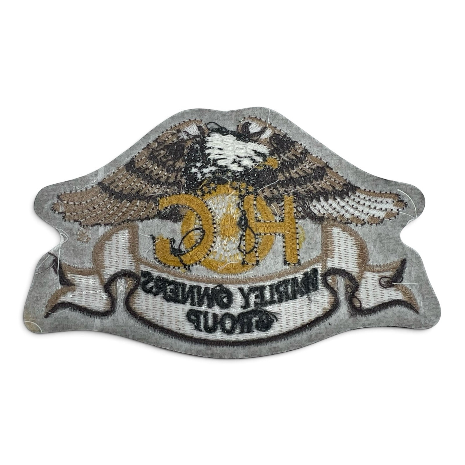 Harley Owners Group HOG Eagle Patch Small Jacket Vest Embroidered Iron On 4.75"