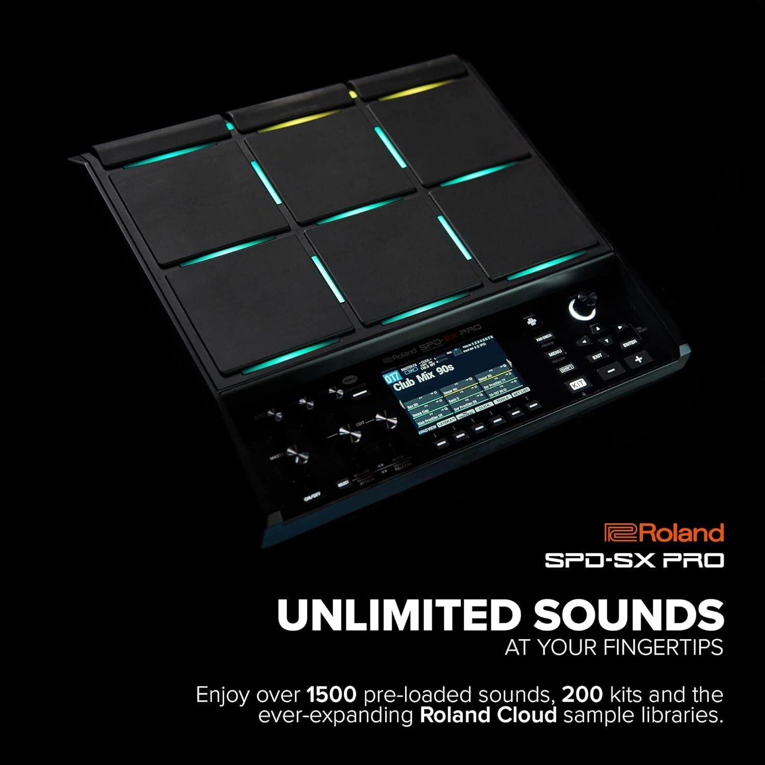 Roland SPD-SX PRO Sampling Pad Drum Electric Drum Expression Pedal W/Box