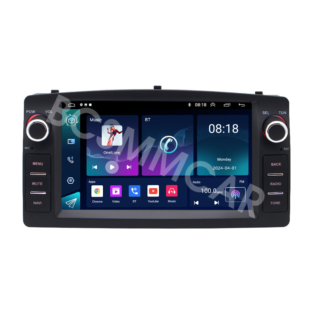7in Car Stereo Radio GPS Navi Player RDS 4+32G Fit For Toyota Corolla 2003-2008