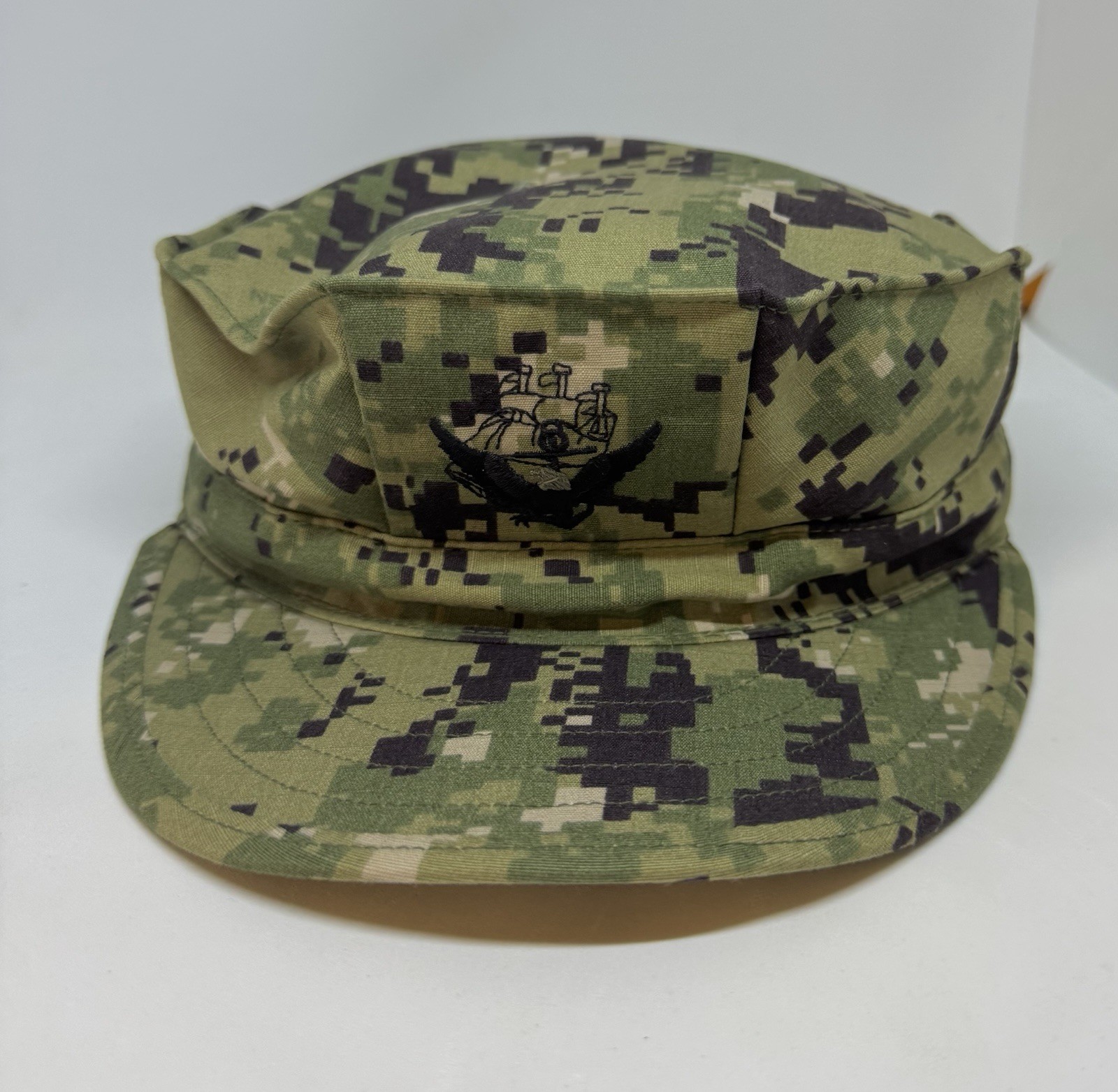 U.S. Navy Type III Utility Working Digital Camouflage Camo Cap Hat Size 7