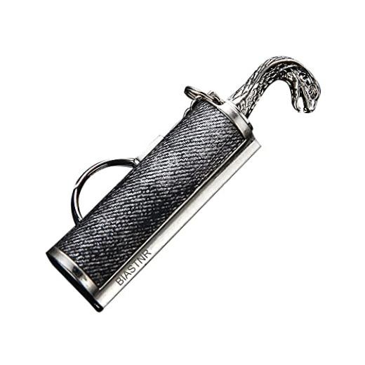 Permanent Match Keychain Lighter, Flint Matchstick Fire Starter Lighter,