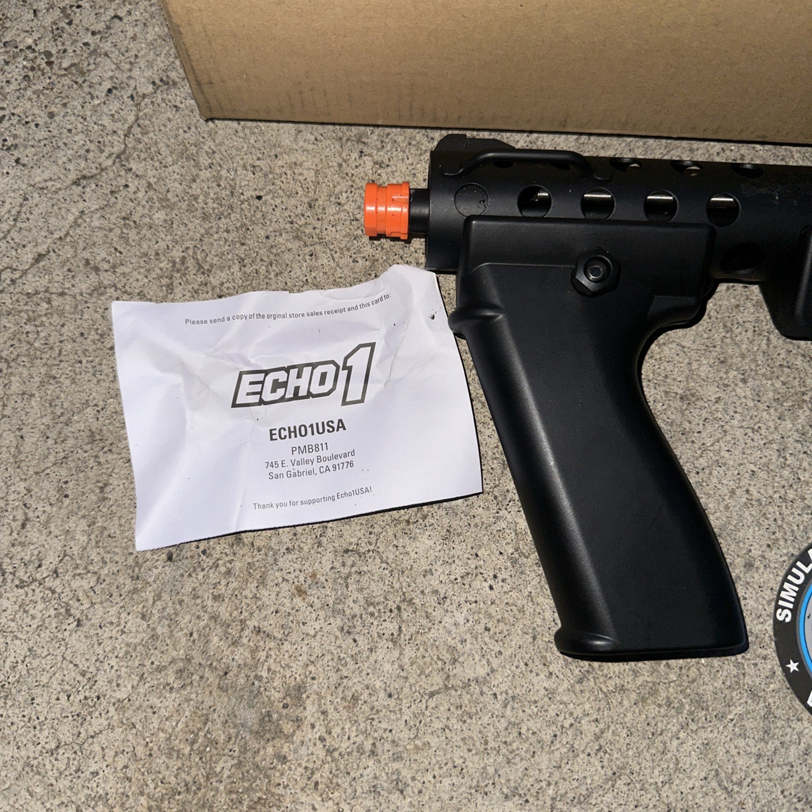 Echo 1 GAT (General Assault Tool) AEG Airsoft SMG ( Black )