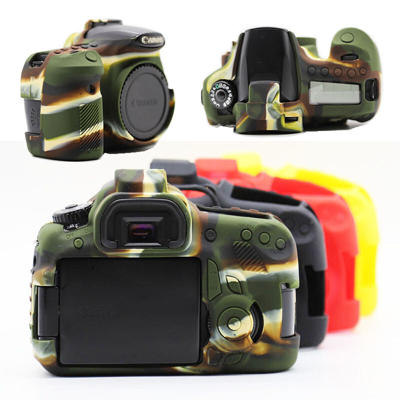 Silicone Rubber Body Case Protector Cover For Canon EOS 60D Camera