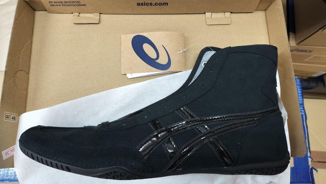 ASICS Wrestling Boxing Shoes Custom Order Black x Black 26.0cm (US8) New F/S
