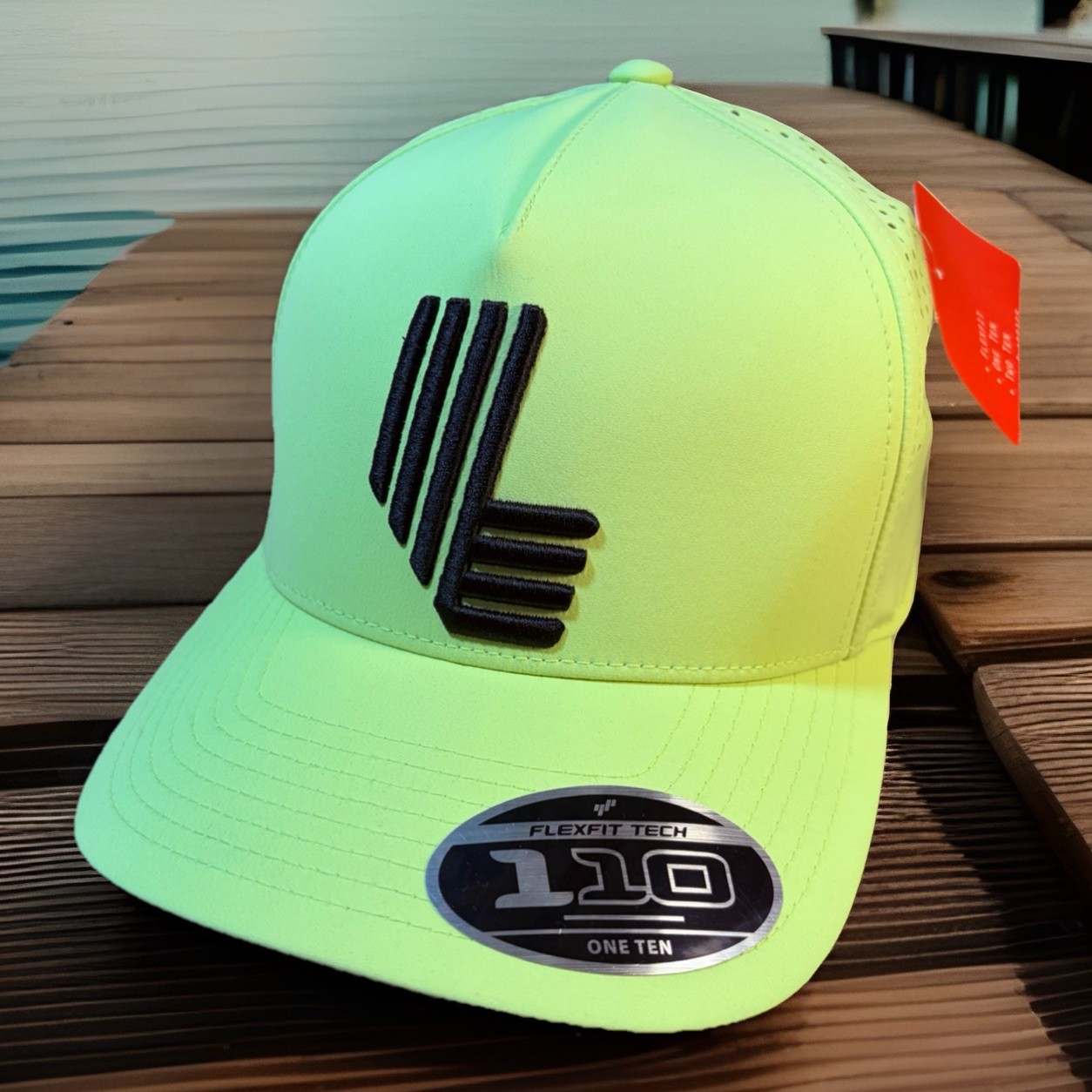 LIV Golf Hat NEW League GC Club Flexfit Neon Green Logo Saudi