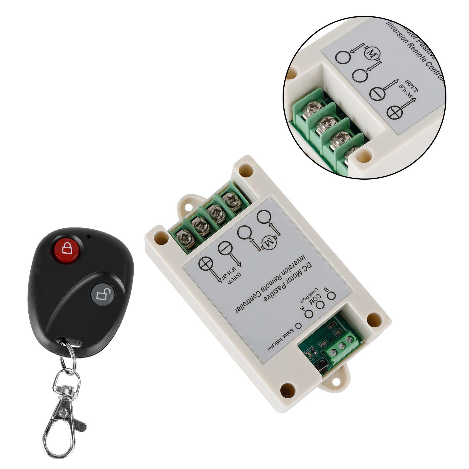 DC Motor Linear Actuator Controller Wireless Remote Control Kit Auto Car Lift US