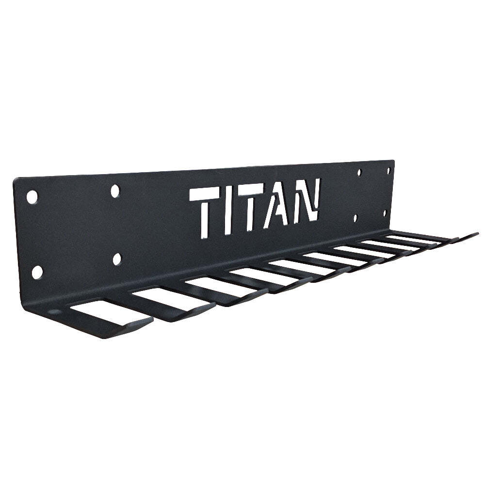 Titan Fitness 5in Depth Belt and Band Hanger, 10 Prongs, Accessory Rack