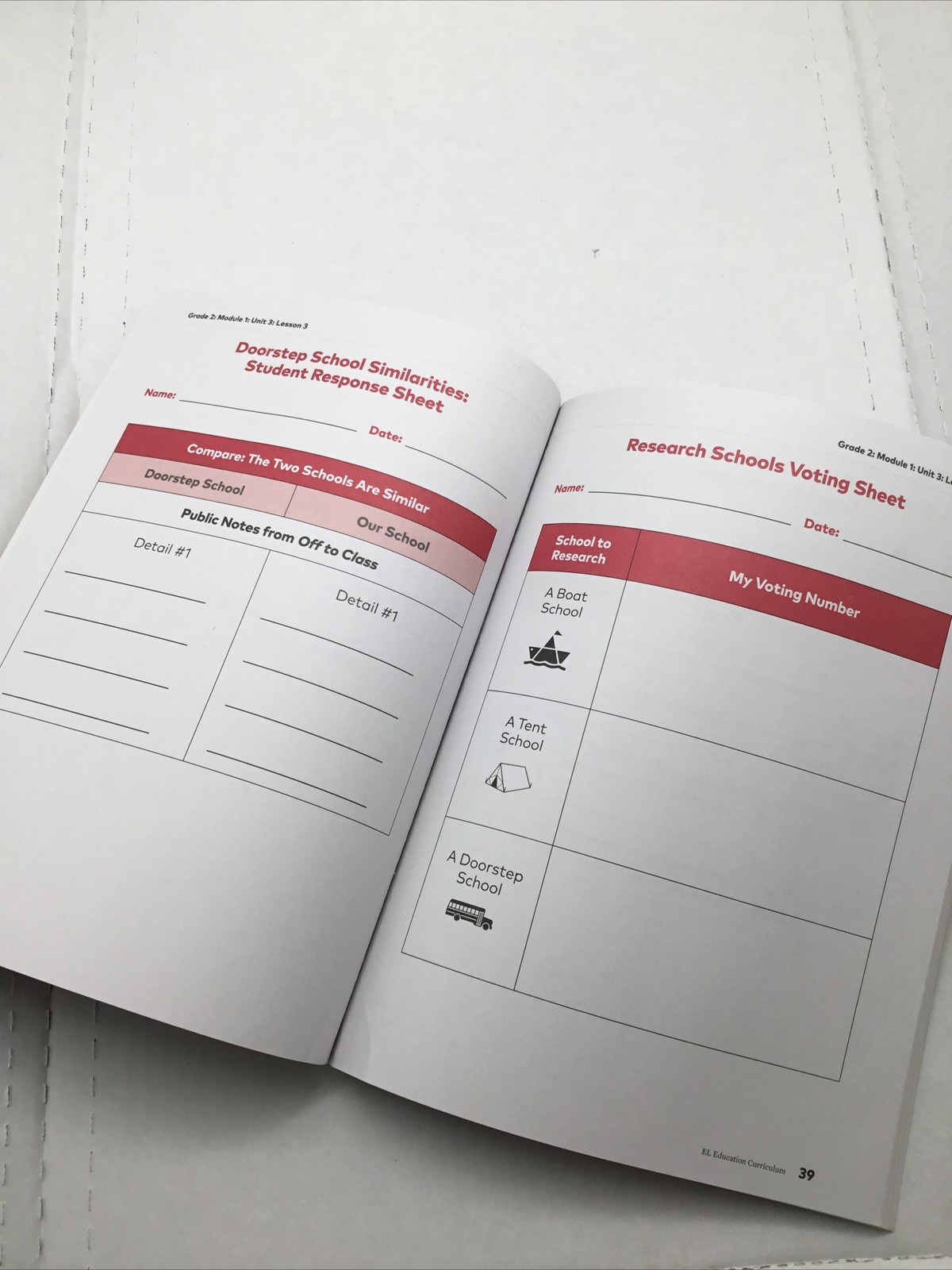 Open Up - Grade 2 - Modules 1 & 2 Language Arts - Student Workbook - Acceptable