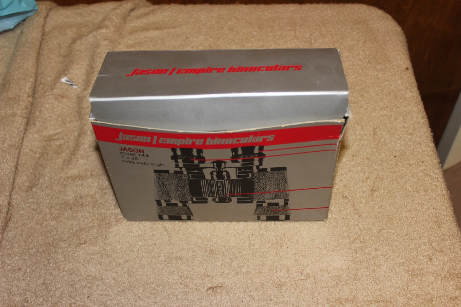Jason/Empire Binoculars 7x35 Zoom Model 144  w/ Case and original box