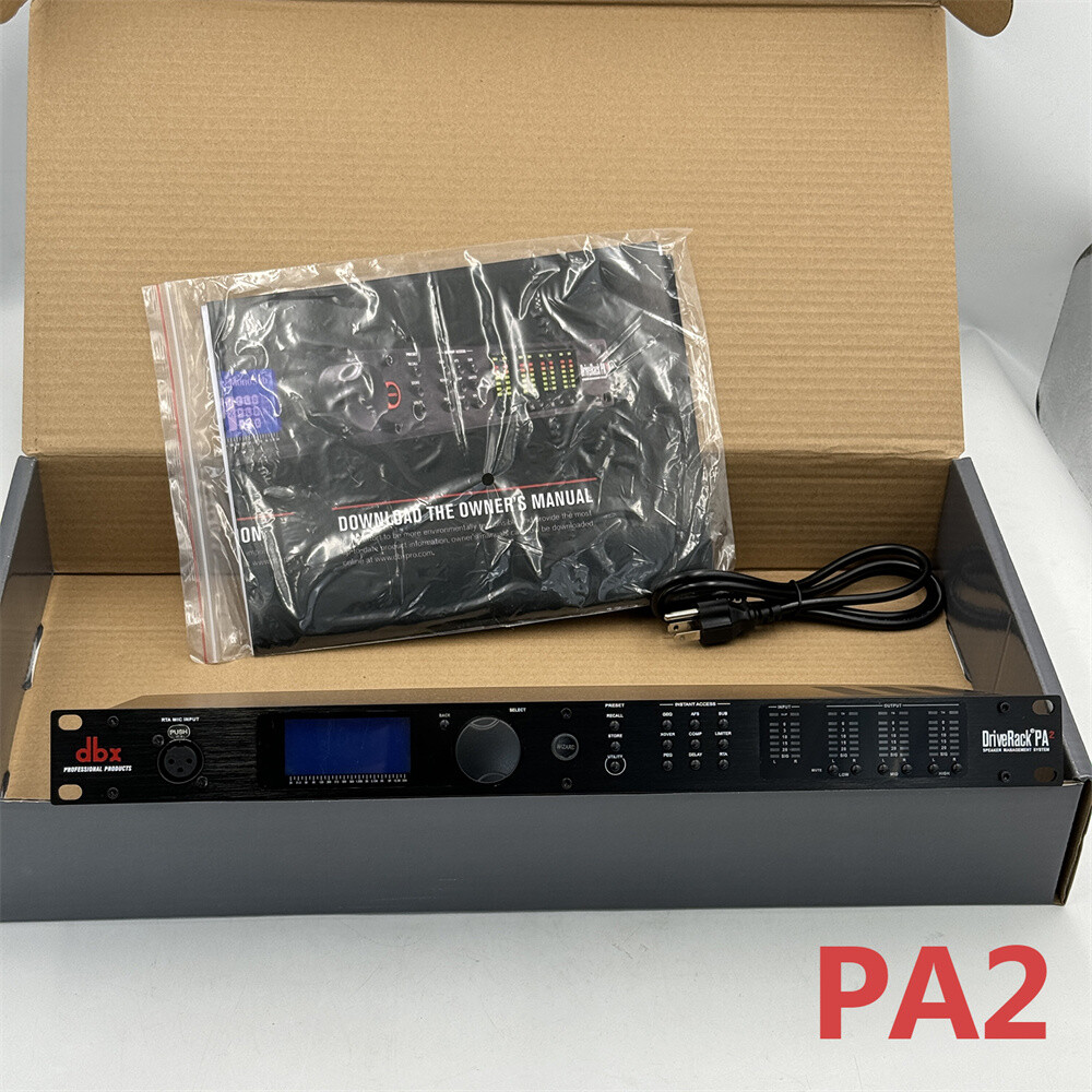 dbx DriveRack PA2 Complete Loudspeaker Management System-PA2 US