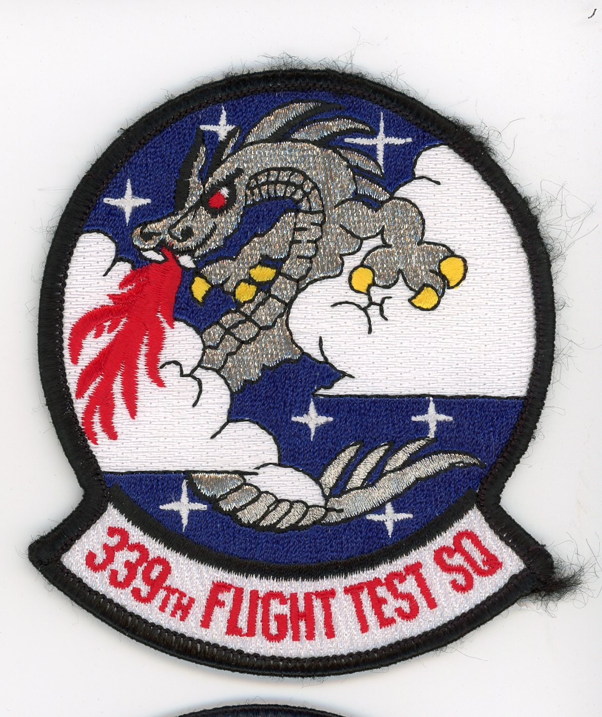 PATCH USAF 339th FLIGHT TEST SQUADRON SEW ON PARCHE