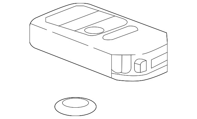 Genuine Honda Keyless Entry Transmitter 72147-3A0-A11
