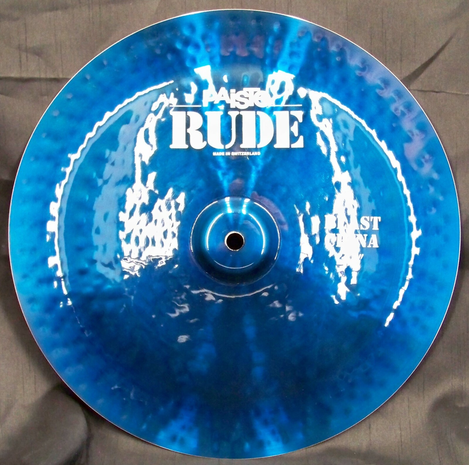 Paiste RUDE-Color Sound Blue 14" Blast China Cymbal/New/Model # CY0001129914