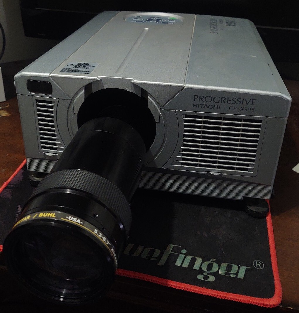 Tested Hitachi CP-X995w/ Navitar Buhl 5.2-8.7" Xtra Bright Zoom Lens 826MCZ087