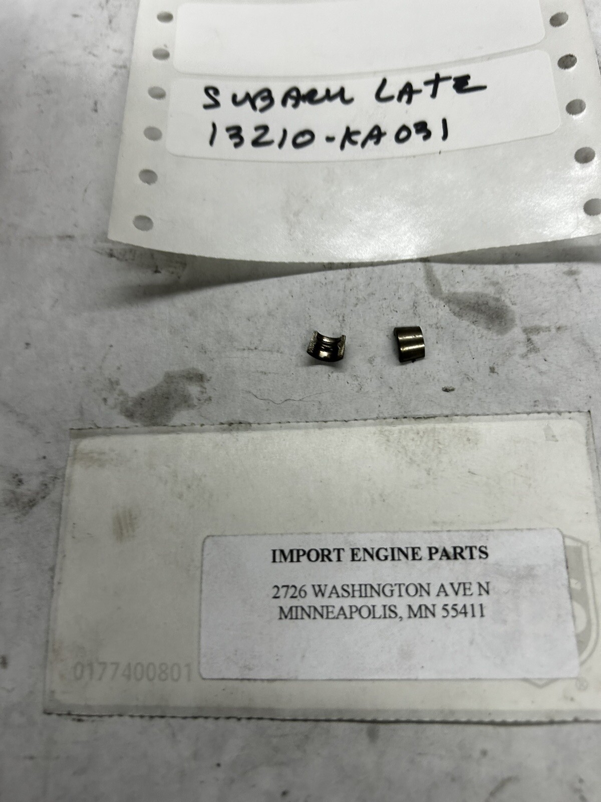 VALVE KEEPER FITS SUBARU OUTBACK 2.5 2498cc DOHC FB25 2015-17 13210-KA031 ALL
