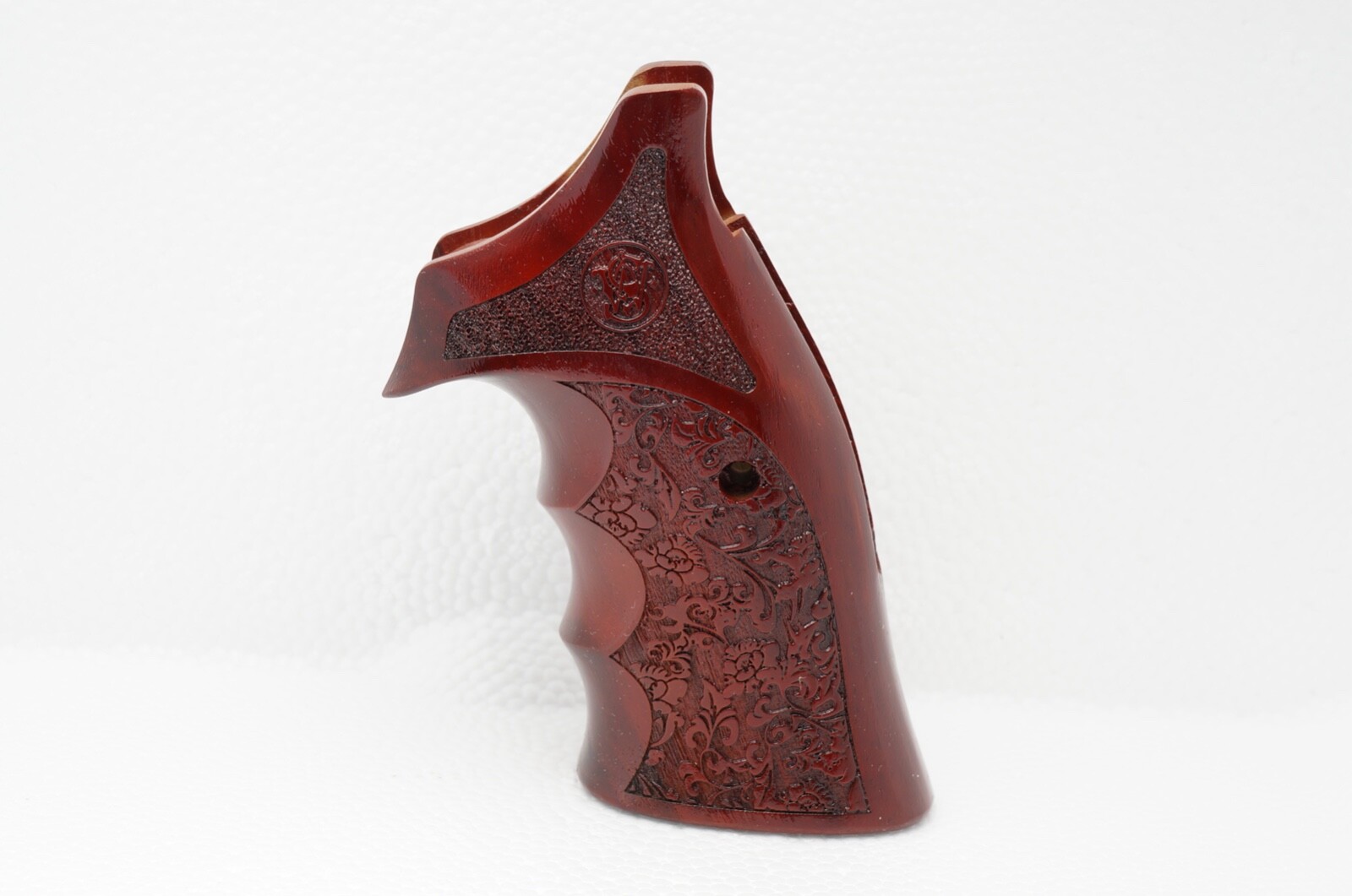 CUSTOM MADE S&W SMITH & WESSON K/L ROUND BUT FRAME GRIP *FLORA-MAROON*