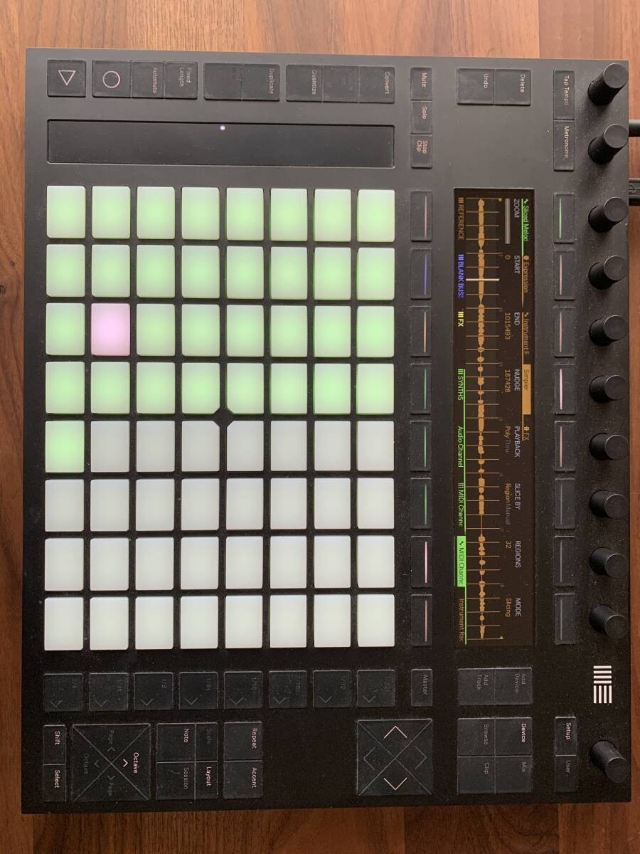 Ableton Push 2 Live Controller w/ Wooden Stand & Curry Cases Cover Tested