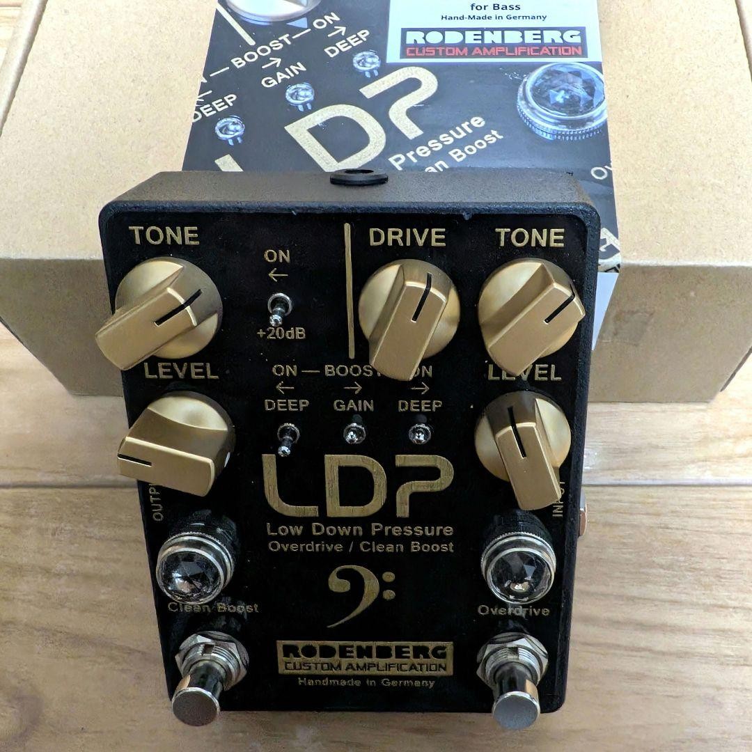 Rodenberg LDP Overdrive Clean Boost Guitar Effects Pedal Germany 9V-18V