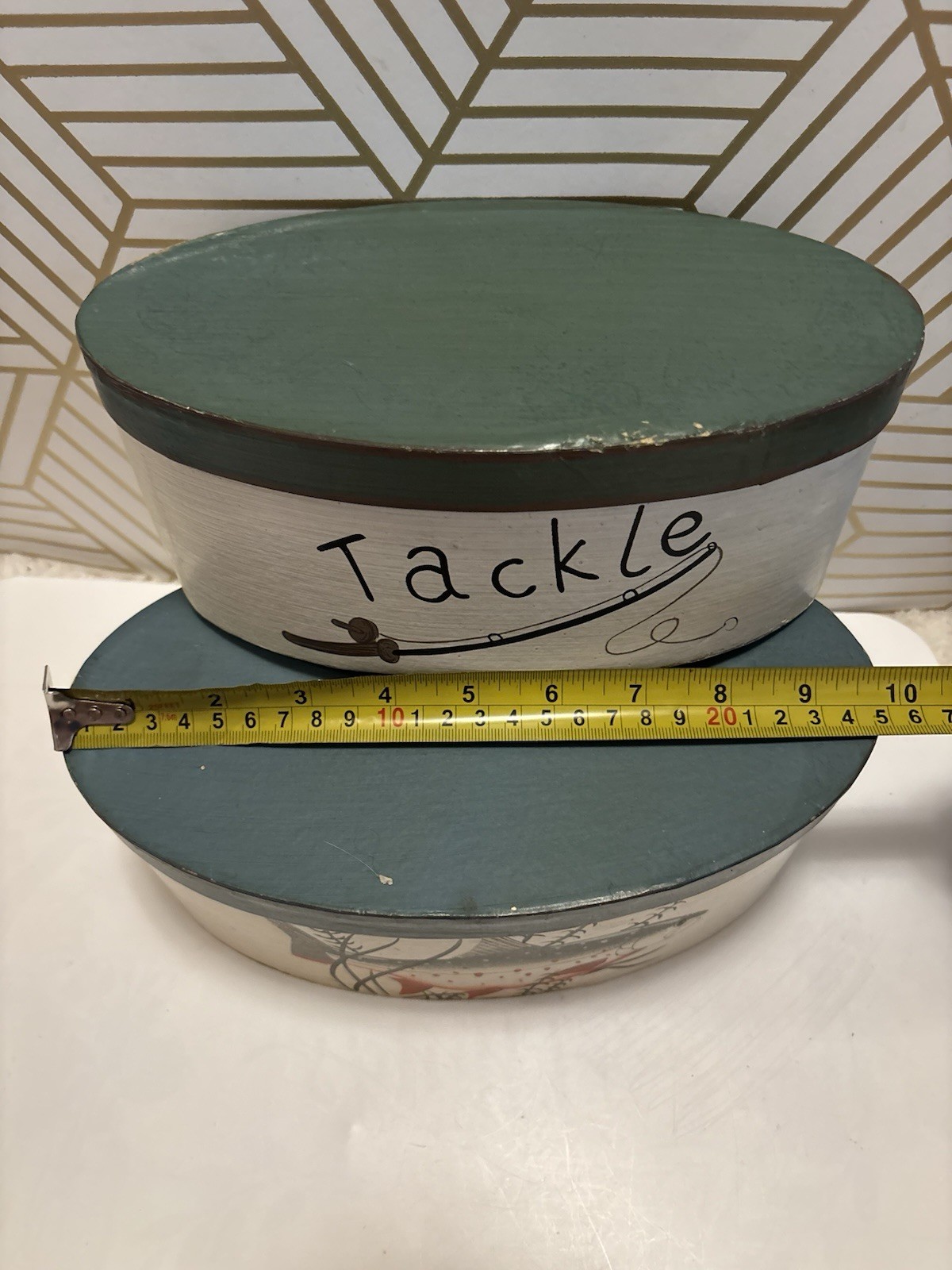 Set Of Two Nesting Boxes Fish & Table