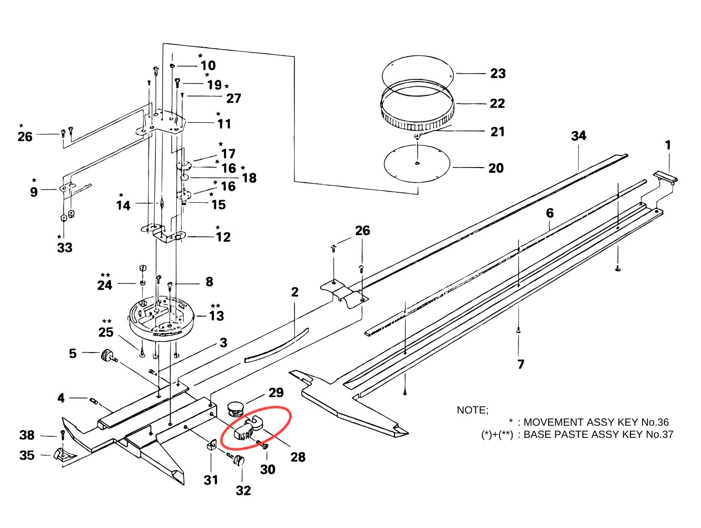 Mitutoyo 141941 HOOK,ROLLER Replacement
