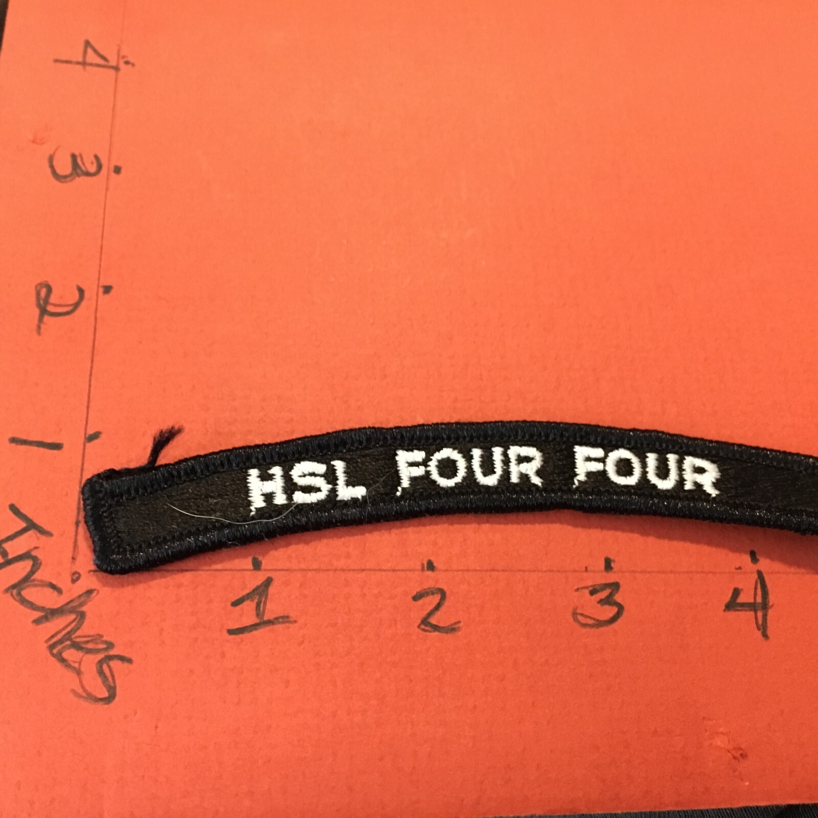 US NAVY SHOULDER STRIP TAB rocker Patch 12/1/22 HSL Four Four