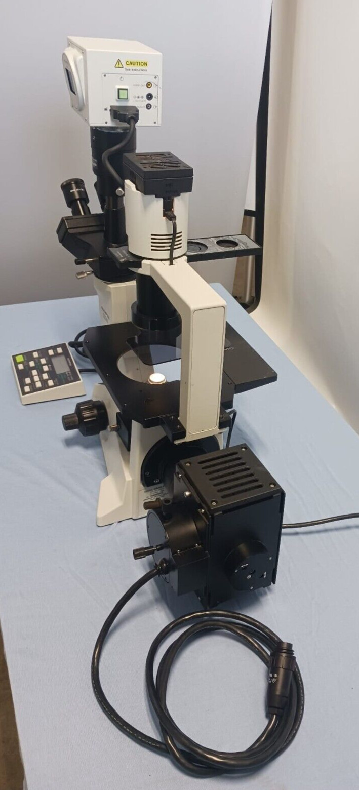 Olympus CK40-F100 Inverted Microscope w/ DP11-N Camera Control Unit 4X Objective