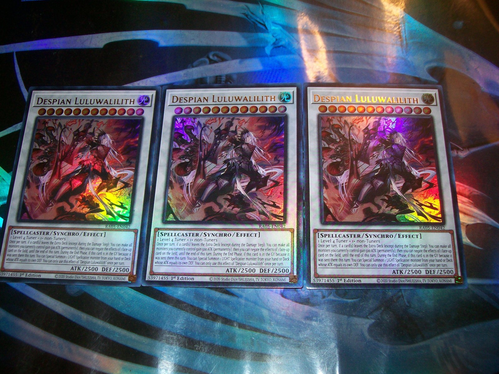 3x Despian Luluwalilith 1st Edition Ultra Rare RA05-EN042 Yu-Gi-Oh!