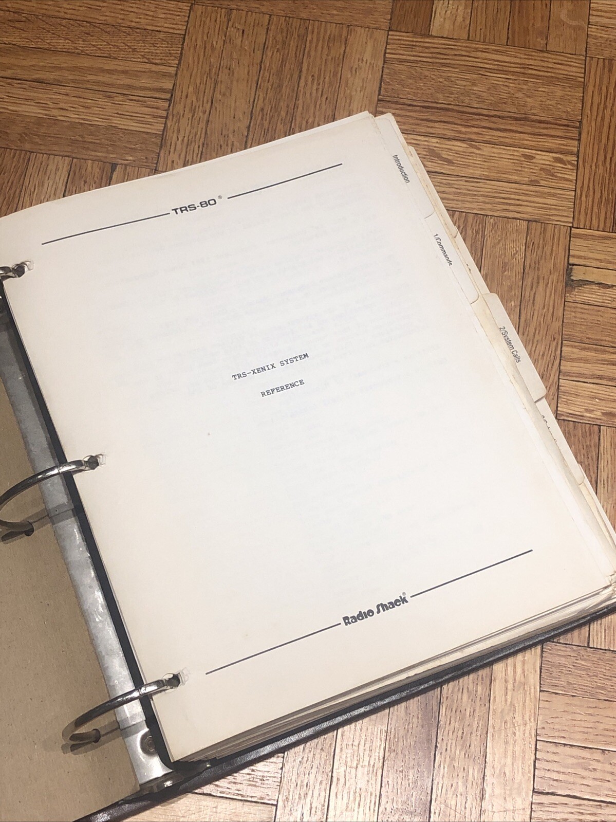 Vintage TRS-80 TRS-Xenix Model 16 Multi-User BASIC Interpreter Manuals - 26-6041
