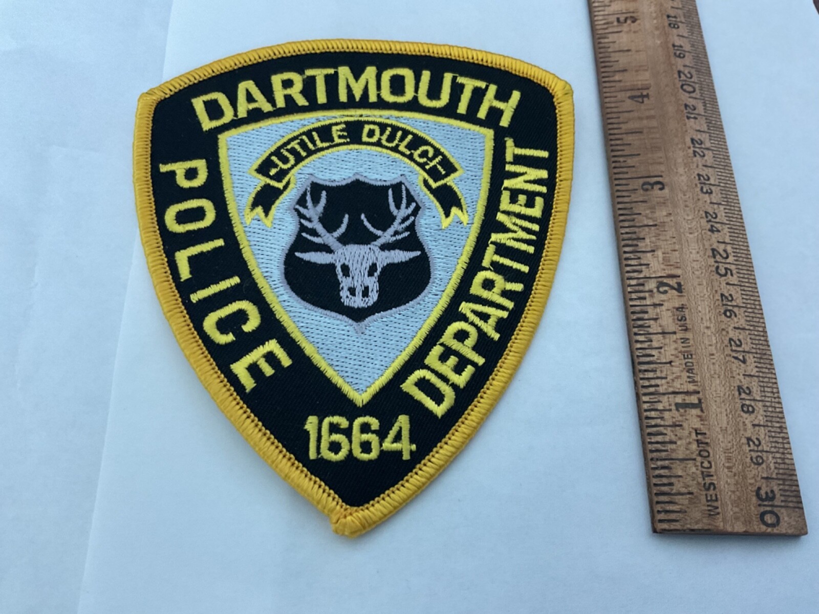 Dartmouth Police Massachusetts collectable patch full size new