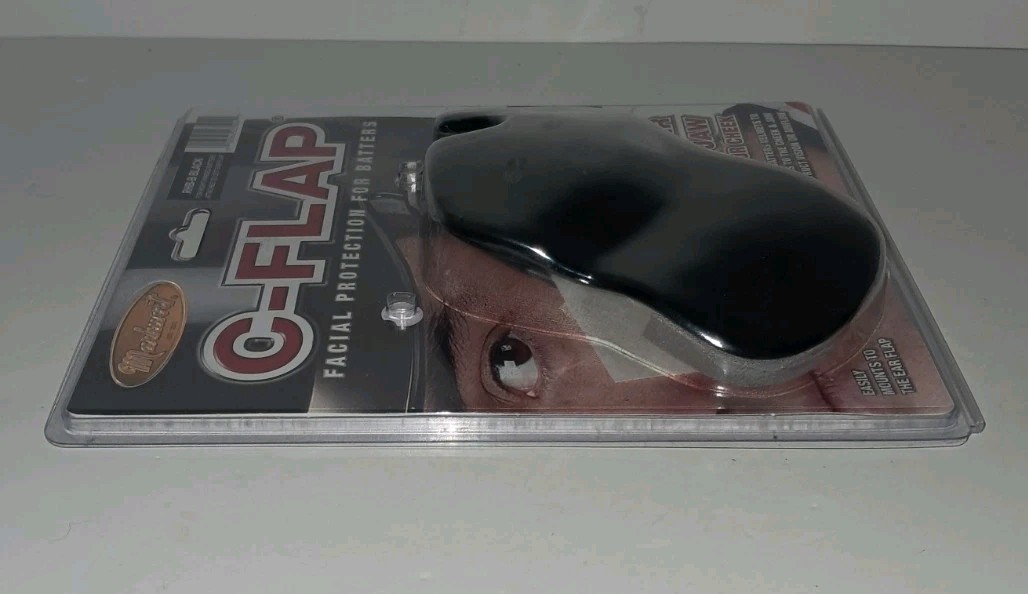 New! Markwort C-FLAP Black Jaw Cover Right Handed Batter RHB Baseball