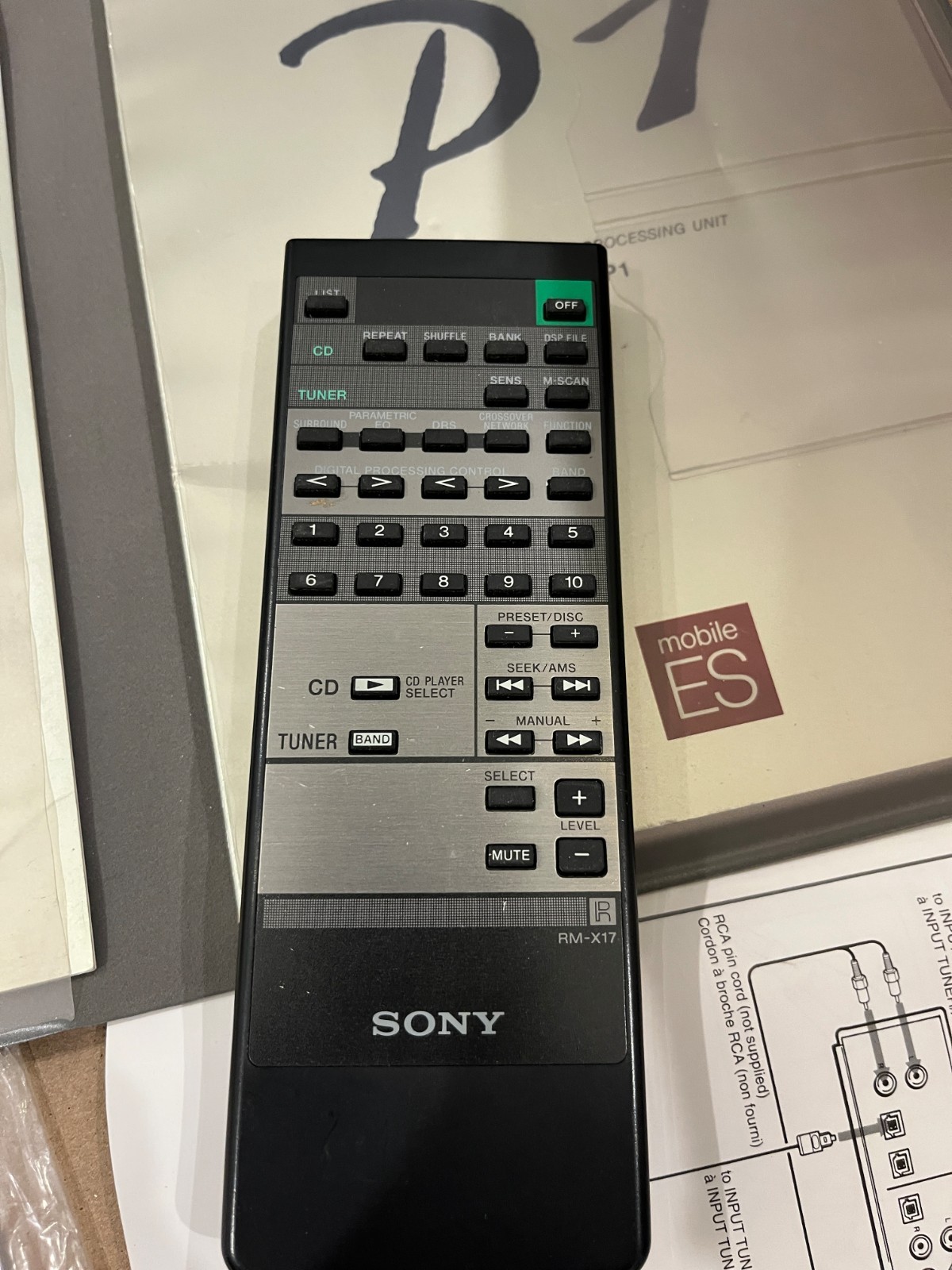 Sony XES P1 XES-P1 Mobile ES Car Stereo Digital Central Processing Unit