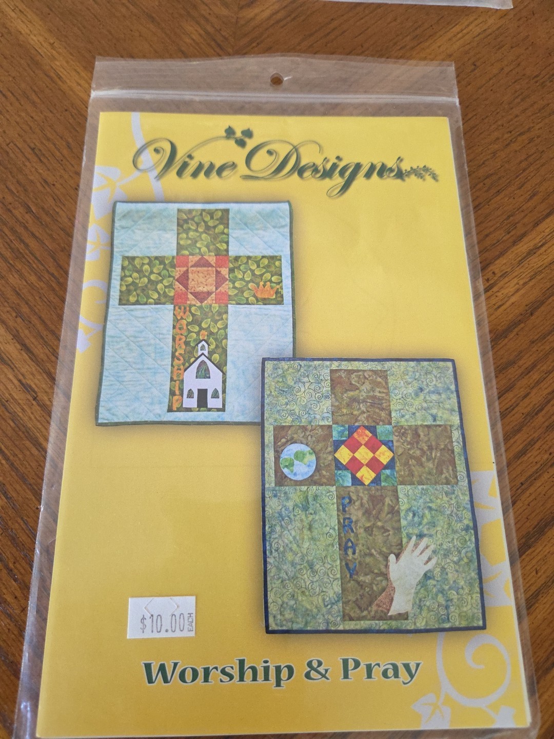 Worship & Pray Quilt Pattern By Vine Designs Christian Quilt