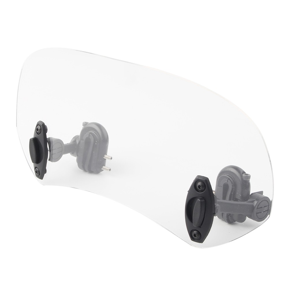 Clip-On Windshield Extension Spoiler Windscreen Deflector Clear Universal USA