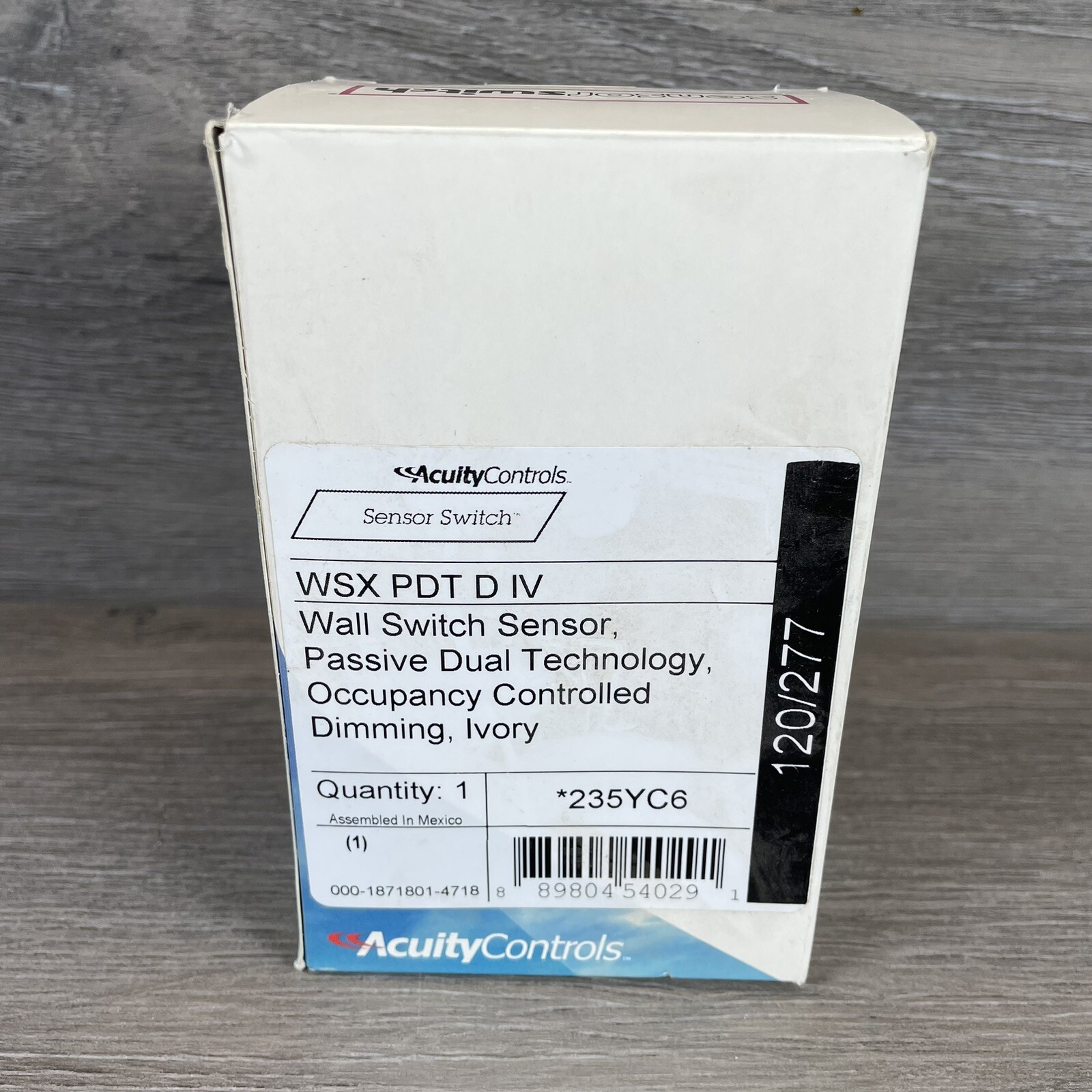 Acuity Controls Ivory Dimming Occupancy Wall Switch WSX PDT D IV