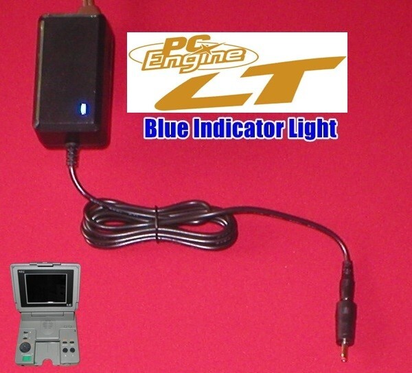 9V AC Adapter Power Supply Cord Plug W/LED for the NEC PC Engine LT System NEW